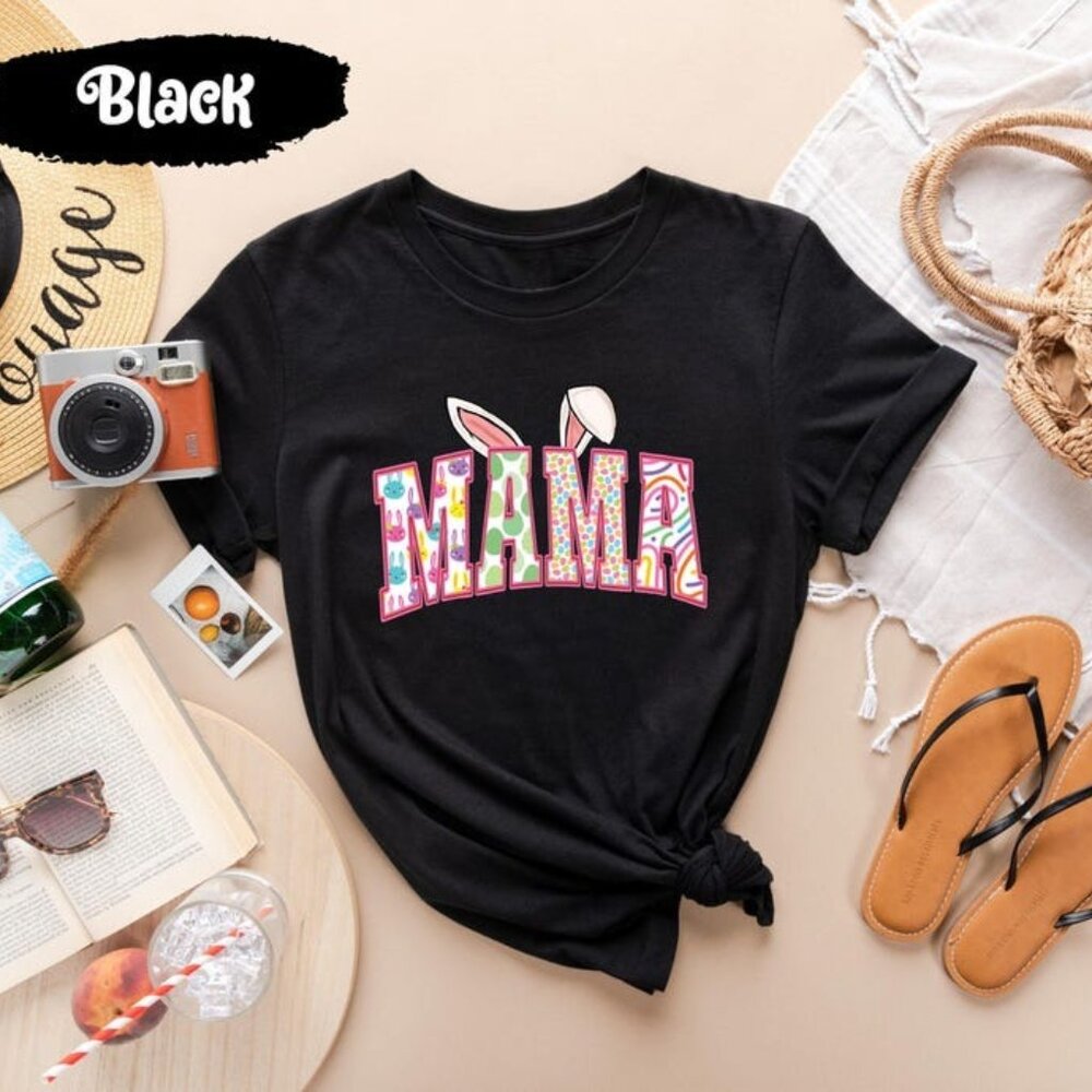 Easter Mama Tshirt, Easter Gift For Mama, Easter Bunny Shirts
